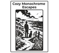 Cozy Monochrome Escapes: Hygge Coloring for Quiet Moments