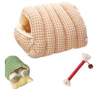 Cozy Monster Cat Bed, Cave Style Pet Bed, Cat Beds For Indoor Cats With Removable & Washable Cushioned, Wrap Your Fur Baby In Cloud-Like Warmth (Orange,36 * 30 * 20cm)