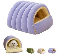 Cozy Monster Cat Bed，Cozy Pet Nest for Cats， 2026 New Thickened and Warm Pet Bed with Removable Cushion，Warm Soft Removable Washable for Cats and Dogs (M-Purple)