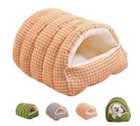 Cozy Monster Cat Bed, Indoor Removable Pet Cave, Indoor Cats with Removable Cushion, for Kittens and Small Dogs (Orange, M)