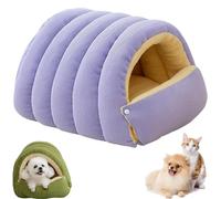 Cozy Monster Cat Bed, Soft and Warm Indoor Tent Bed with Removable Cushion, Dual-Purpose for Cats and Small Dogs