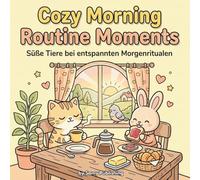 Cozy Morning Routine Moments - Süße Tiere bei entspannten Morgenritualen: 40 detailreiche Ausmalbilder mit niedlichen Tieren, Frühstück, Kaffee und ruhigen Start in den Tag