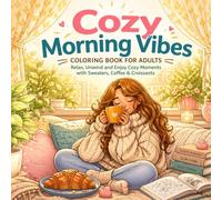 Cozy Morning Vibes Coloring Book for Adults: Relax, Unwind and Enjoy Cozy Moments with Sweaters, Coffee & Croissants (Soft Life Coloring Series)