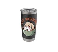 Cozy Mornings Cute Bunny Cup Rabbit Animal Coffee Stainless Steel Insulated Tumbler