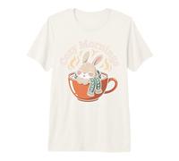Cozy Mornings Cute Kawaii Bunny Rabbit Tea Cup Animal Premium T-Shirt