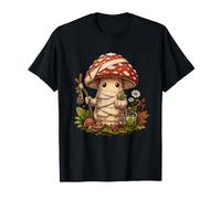 Cozy Mushroom Forager Autumn Woodland Magic T-Shirt
