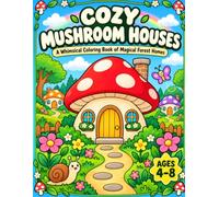 Cozy Mushroom Houses: A Whimsical Coloring Book of Magical Forest Homes