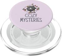 Cozy Mysteries Cosy Murder Mystery Cat PopSockets PopGrip for MagSafe