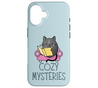 Cozy Mysteries Lazy Sunday Reads for Armchair Detectives Case for iPhone 16