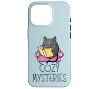 Cozy Mysteries Lazy Sunday Reads for Armchair Detectives Case for iPhone 16 Pro