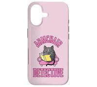 Cozy Mystery Amateur Sleuth Armchair Detective Cat Case for iPhone 17