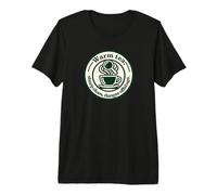 Cozy Mystery Badge Design - Warm Tea, Sharp Clues Premium T-Shirt