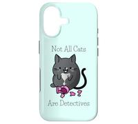 Cozy Mystery Cat Sleuth Not All Cats Are Detectives Case for iPhone 17
