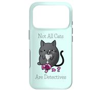 Cozy Mystery Cat Sleuth Not All Cats Are Detectives Case for iPhone 17 Pro
