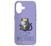 Cozy Mystery Cute Cat Detective Murder Mystery Book Lover Case for iPhone 17