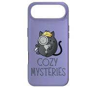 Cozy Mystery Cute Cat Detective Murder Mystery Book Lover Case for iPhone Air