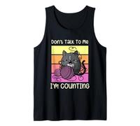 Cozy Mystery Knitting Crochet Don't Talk to Me I'm Counting Tank Top
