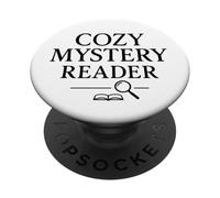 Cozy Mystery Reader - Bookish Crime & Cozy Fiction PopSockets Adhesive PopGrip