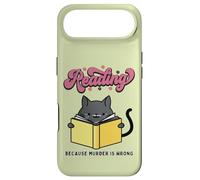 Cozy Mystery Reading Because Murder Is Wrong Case for iPhone Air