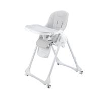 Cozy N Safe Avon Highchair for 6 Months to 3 Years, Adjustable Height, Backrest & Footrest, Foldable Design, Removable Tray, Easy-Clean Cover, Sturdy Frame
