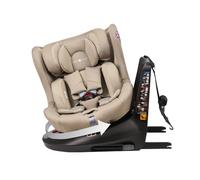 Cozy N Safe Comet+ i-Size 360 Rotating Child Car Seat 40-150cm (Ecru) | ISOFix & Top Tether, Extended Rear & Forward Facing, Side Impact Protection, Adjustable Headrest, Birth to 12 Years