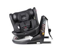 Cozy N Safe Comet+ i-Size 360 Rotating Child Car Seat 40-150cm (Jet) | ISOFix & Top Tether, Extended Rear & Forward Facing, Side Impact Protection, Adjustable Headrest, Birth to 12 Years