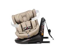 Cozy N Safe Comet+ i-Size 360 Rotation Child Car Seat up to 150cm with ISOFix and Top Tether, Deep Padding, Side Impact Protection (Ecru)