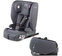 Cozy N Safe Cygnus Foldable i-Size Child Car Seat ISOFIX, 13-Position, 15 Months-12 Years i-Size 76 to 150cm ISOFix Adjustable and Foldable Headrest, Lightwieght and Compact (Graphite)