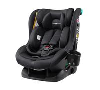 Cozy N Safe Fitzroy+ i-Size Car Seat 40-150cm Birth - 12 Years (Jet) | Forward & Extended Rear Facing, 5 Point Harness, Side Impact Protection, Adjustable Headrest, Cup Holder, Birth to 12 Yrs