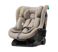 Cozy N Safe Fitzroy+ i-Size Car Seat 40-150cm, Extended Rear Facing, Forward & Rear Facing, 5 Point Harness, Side Impact Protection, Adjustable Headrest, Cup Holder, Birth to 12 Years (Ecru)