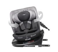 Cozy N Safe Galaxy i-Size 360 Rotating Car Seat 40-150cm, ISOFix & Top Tether, Extended Rear & Forward Facing, 5 Recline Positions, Side Impact Protection, Birth to 12 Years (Black/Grey)