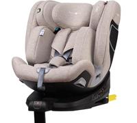 Cozy N Safe Omega i-Size 360 Rotating Car Seat 40-150cm, ISOFix & Support Leg, Extended Rear & Forward Facing, High Booster, Side Impact Protection, Adjustable Headrest, Birth to 12 Years (Ivory)