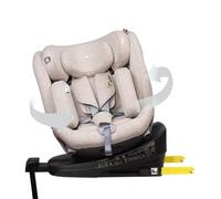 Cozy N Safe Omega i-Size 360 Rotation 40-150cm Child Car Seat, ISOFix, Support Leg, Memory Foam, High-Back Booster Transition, Adjustable Headrest, Side Impact Protection, Washable Covers (Ivory)
