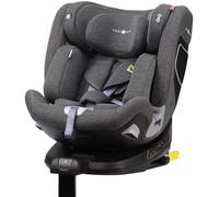 Cozy N Safe Omega i-Size 360 Rotation 40-150cm Child Car Seat, ISOFix, Support Leg, Memory Foam, High-Back Booster Transition, Adjustable Headrest, Side Impact Protection, Washable Covers (Pearl Grey)