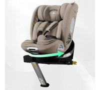 Cozy N Safe Polaris i-Size Car Seat 100-150cm with ISOFix (Ecru) | 360 Rotation, Support Leg, Rear & Forward Facing, Adjustable Headrest, Side Impact Protection, Group 0+/1/2/3 Birth to 12 Yrs
