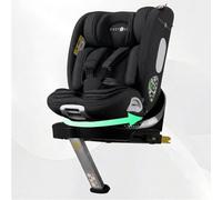 Cozy N Safe Polaris i-Size Car Seat 100-150cm with ISOFix (Jet) | 360 Rotation, Support Leg, Rear & Forward Facing, Adjustable Headrest, Side Impact Protection, Group 0+/1/2/3 Birth to 12 Yrs