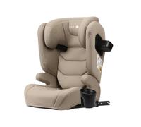 Cozy N Safe Portland i-Size High Back Booster Car Seat 100-150cm, ISOFix & Seat Belt, Side Impact Protection, Adjustable Headrest, Cup Holder, Kids Car Seat 4-12 Years (Ecru)