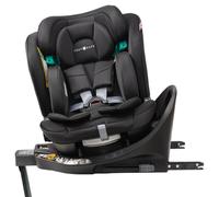 Cozy N Safe Stanford i-Size 360 Rotating Car Seat 40-150cm, ISOFix & Support Leg, Rear & Forward Facing, 5 Recline Positions, Adjustable Headrest, Side Impact Protection, Birth to 12 Years (Jet)