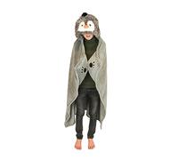 COZY NOXXIEZ Hooded Animal Snuggle Blanket 130 x 100cm - Penguin