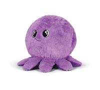 COZY NOXXIEZ Plush Animal Handwarmer Cushion - Soft Warm Pillow with Dual Hand Openings | Cute Cozy Plush Toy Cushion for Winter, Office, Bed & Sofa for Kids & Adults (Octopus)