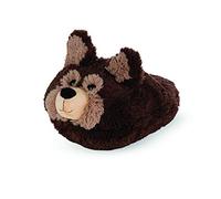 COZY NOXXIEZ Plush Foot Warmers - Farm Animals - Cute Cosy One-piece Animal Slippers With Cuddly Soft Cushion For Kids & Adults (Dog)