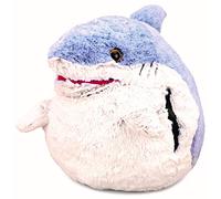 COZY NOXXIEZ Plush Hand Warmer Toys - Wildlife Animals - Childrens Cute Pillows, Fluffy Soft Plushies, Reusable Animal Cushion Presents for Girls, Boys, Babies (Shark)