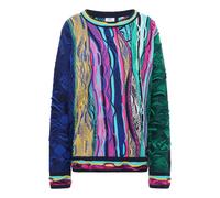 Cozy Oversized Knit Jumper - female - Carlo Colucci - Round-neck Knitwear - Multicolor - L - Knitwear L