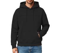 Cozy Oversized Pocket Hoodie for Small Cats and Puppies, Ultra-Soft Fleece Sweatshirt with Kangaroo Pouch, Comfort Fit for Tiny Pets, Machine Washable, Beige (Black, XXL)