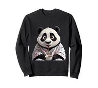 Cozy Pajama Panda Coffee Time Sweatshirt