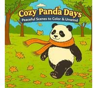 Cozy Panda Days: Peaceful Scenes to Color & Unwind: A Relaxing Panda Coloring Book for Kids, Teens, and Adults