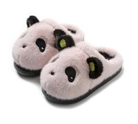 Cozy Panda Slippers for Adults, Plush Animal Slippers with Lightweight Non-Slip EVA Sole, Cute Slippers for Women (Pink, M, Adult, Women, 4, Numeric Range, UK Footwear Size System, 5, Medium)