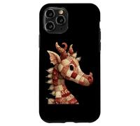 Cozy Patchwork Dragon Quilt Pattern Fantasy Case for iPhone 11 Pro