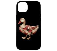 Cozy Patchwork Duck Rustic Country Quilting Cottage Case for iPhone 14 Plus