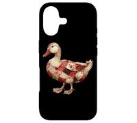 Cozy Patchwork Duck Rustic Country Quilting Cottage Case for iPhone 17